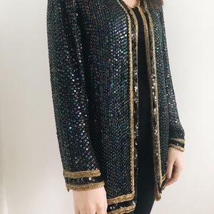 Vintage sequin blazer